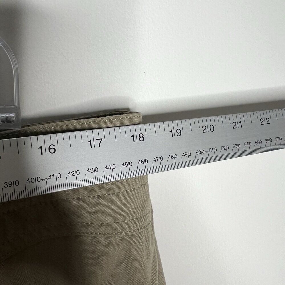 Prana Pants Mens XL Belted Outdoor Hiking Canvas Tan Pockets‎ Gorpcore - Picture 8 of 12